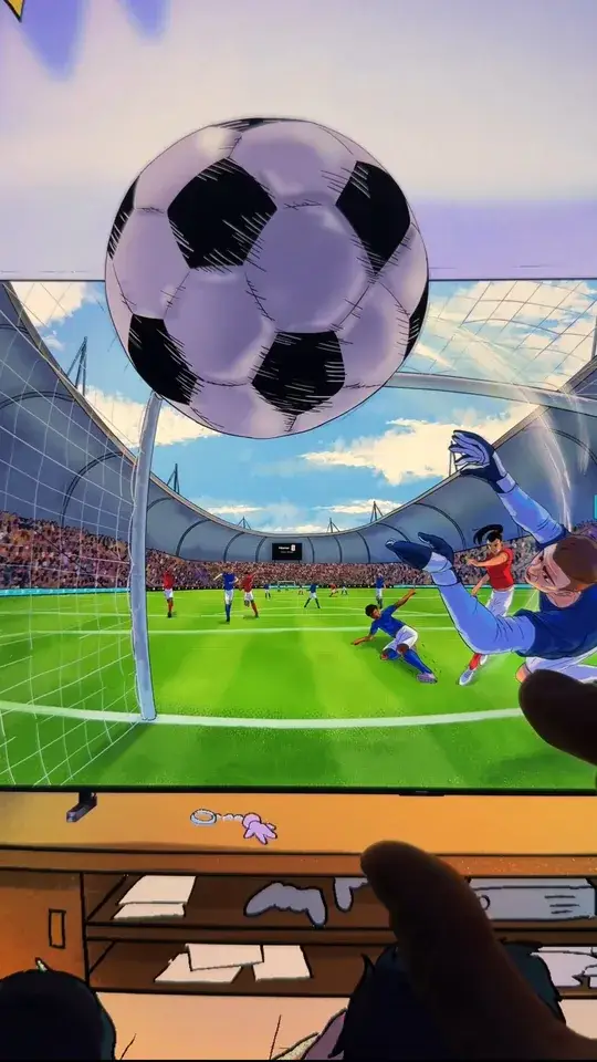 9GAG & HiSense — World Cup Official Partnership Campaign, infinite zoom film hand-drawn by Théo Garnot