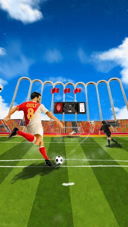 AS Monaco — Legacy & Future Campaign, infinite zoom film hand-drawn by Théo Garnot