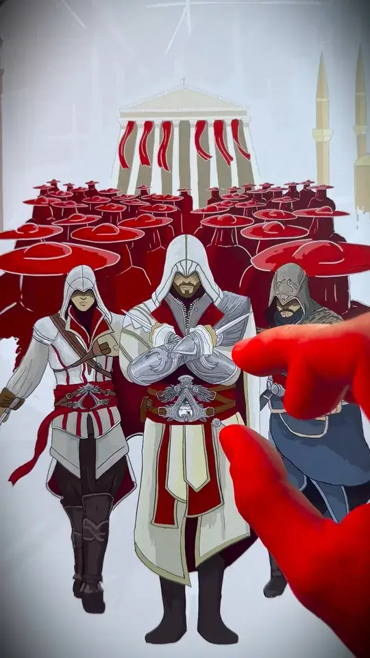 Ubisoft — Franchise Tribute for the Release of “Shadows”, infinite zoom film hand-drawn by Théo Garnot