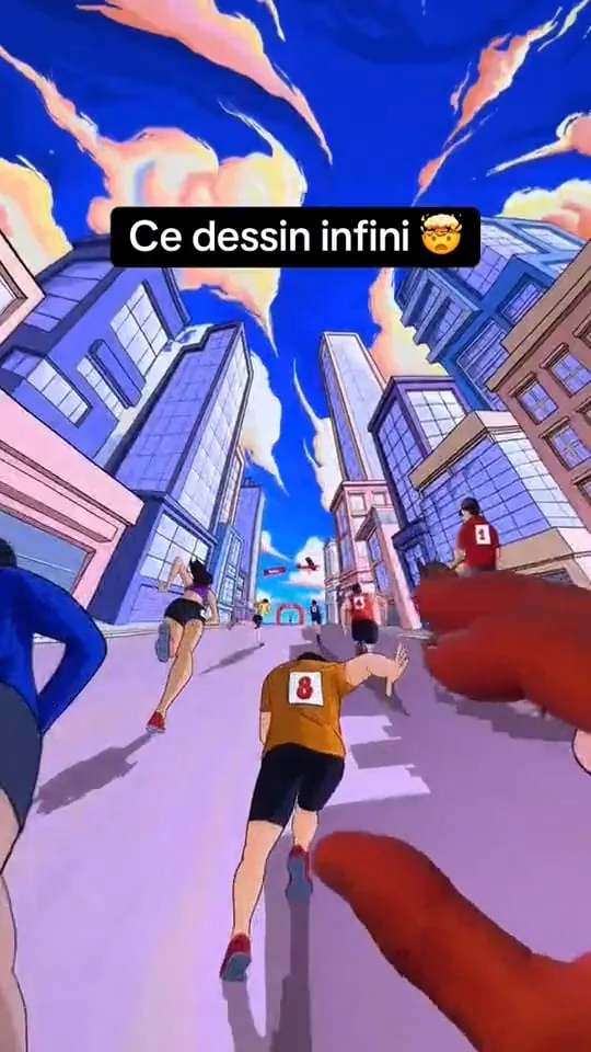 Betclic — Interactive Game – Freebet Day Campaign, infinite zoom film hand-drawn by Théo Garnot