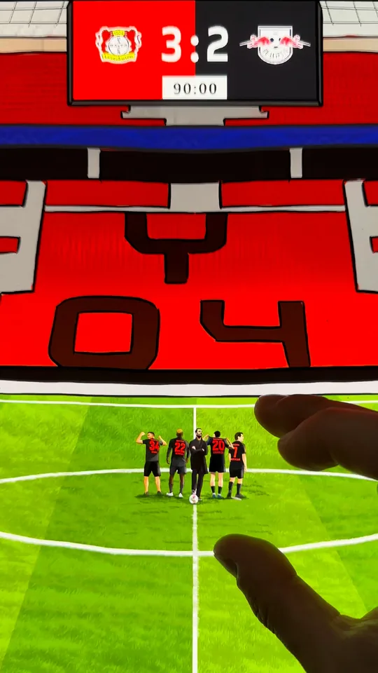 Bundesliga — Bayer Leverkusen – 2024 Historic Season Recap, infinite zoom film hand-drawn by Théo Garnot