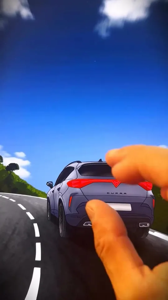 Cupra — New CUPRA Performance, infinite zoom film hand-drawn by Théo Garnot