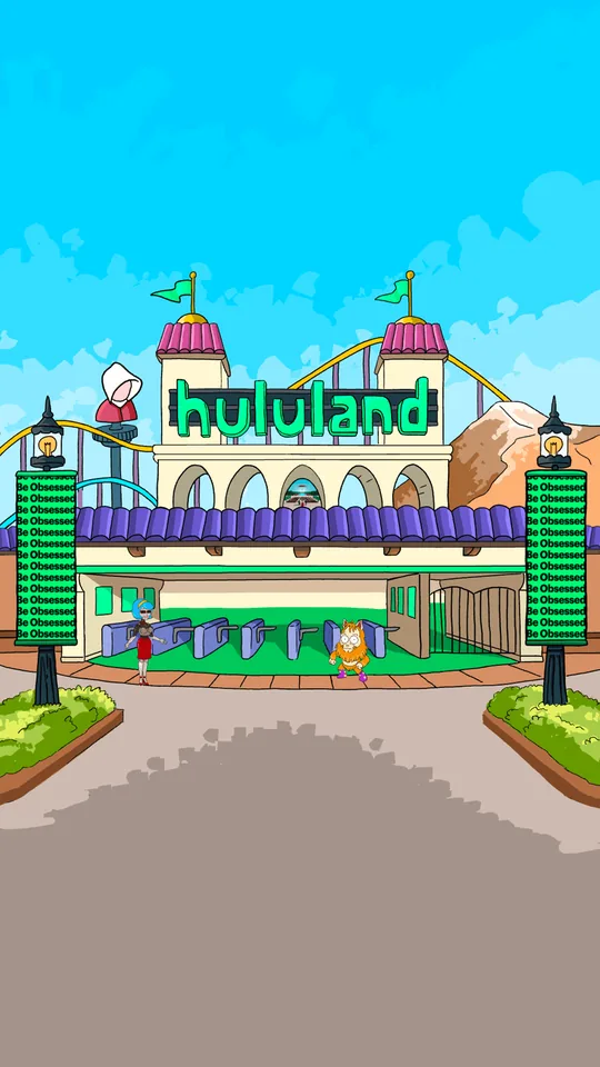 Hulu — “Be Obsessed” Platform Campaign, infinite zoom film hand-drawn by Théo Garnot