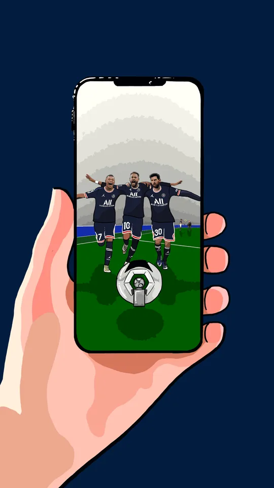 Ligue 1 — Historic Recap Campaign, infinite zoom film hand-drawn by Théo Garnot