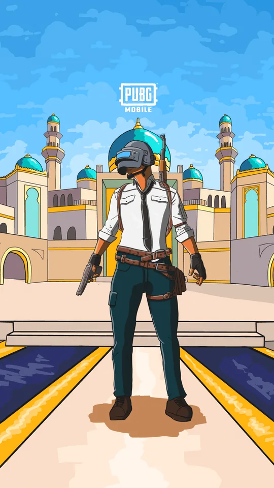 PUBG Mobile — In-Game Event Campaign, infinite zoom film hand-drawn by Théo Garnot