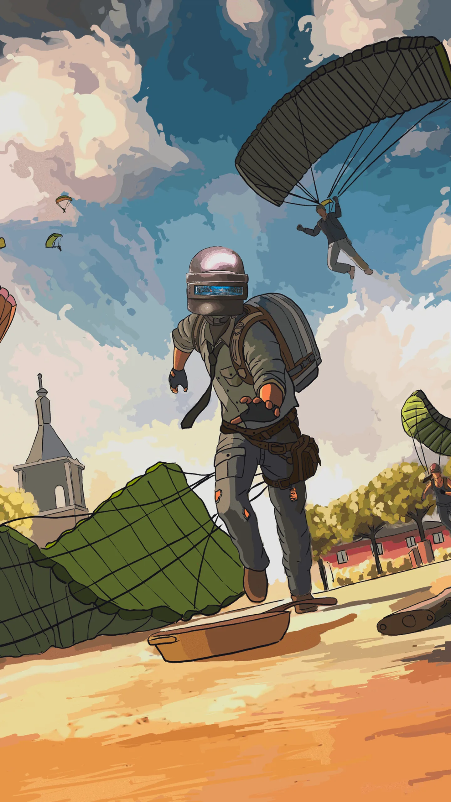 9GAG — In-Game Event Campaign, infinite zoom film hand-drawn by Théo Garnot