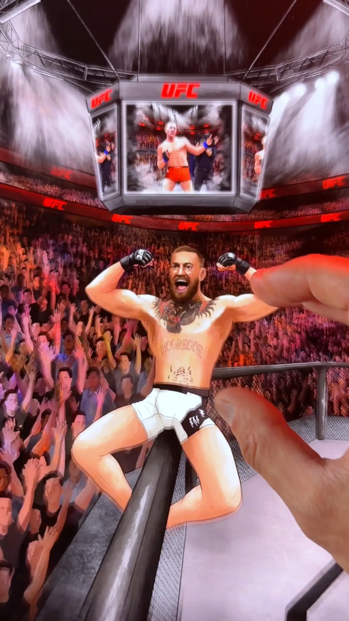 UFC — Fight-week film for UFC 329, infinite zoom film hand-drawn by Théo Garnot