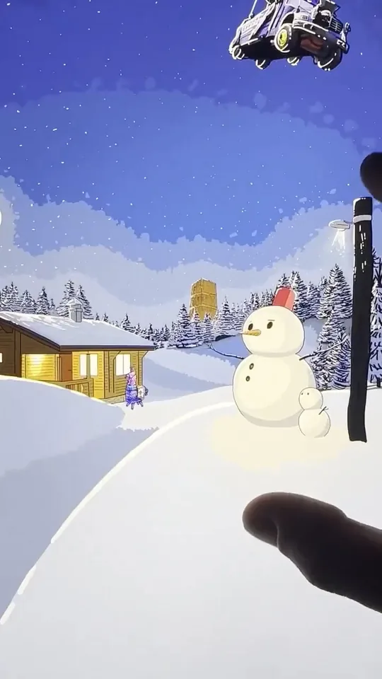 Xbox UK — Holiday Promotion, infinite zoom film hand-drawn by Théo Garnot