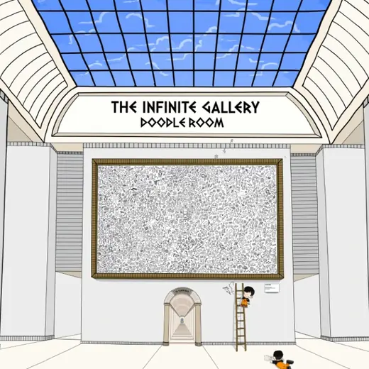 The doodle room.